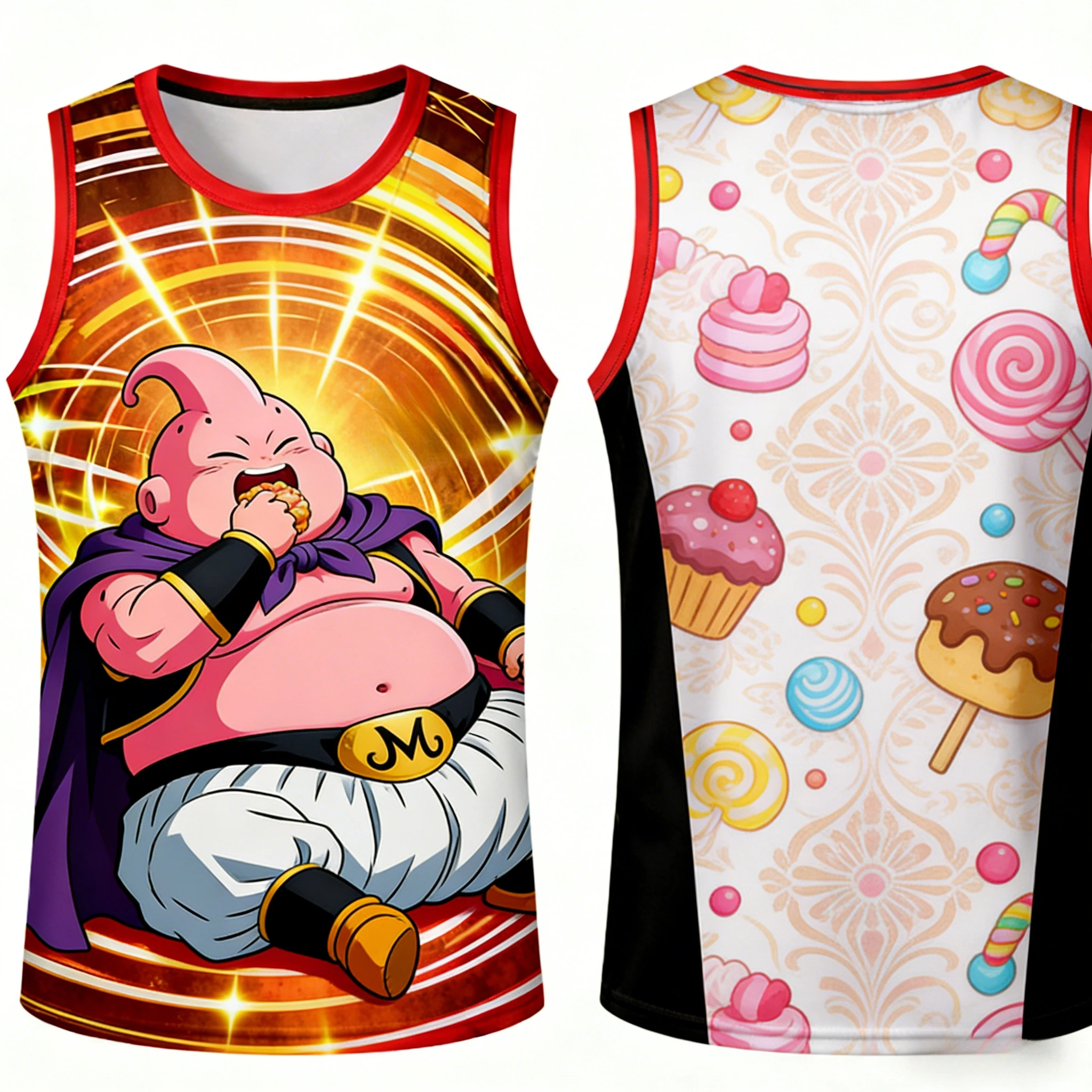 2026 Summer New Japanese Anime Special Edition Men's and Women's Casual Basketball Suit Children's Y2K Loose Tank Top