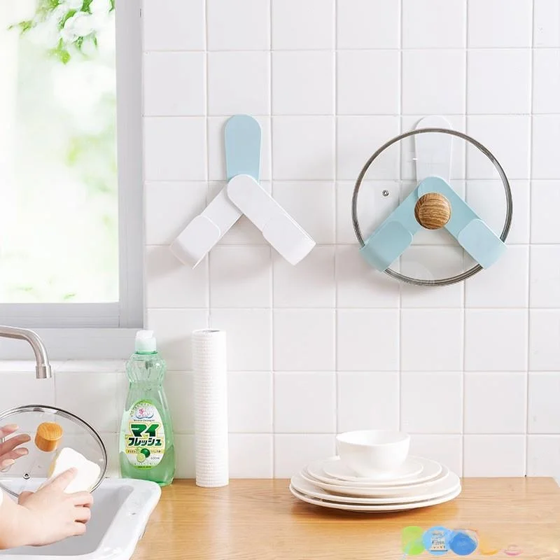 

Регулируемый универсальный держатель для крышек кастрюль, вращающийся крючок для хранения на кухне, подставка для кухонных принадлежностей для домашнего использования, бренд Fly Blue Valley