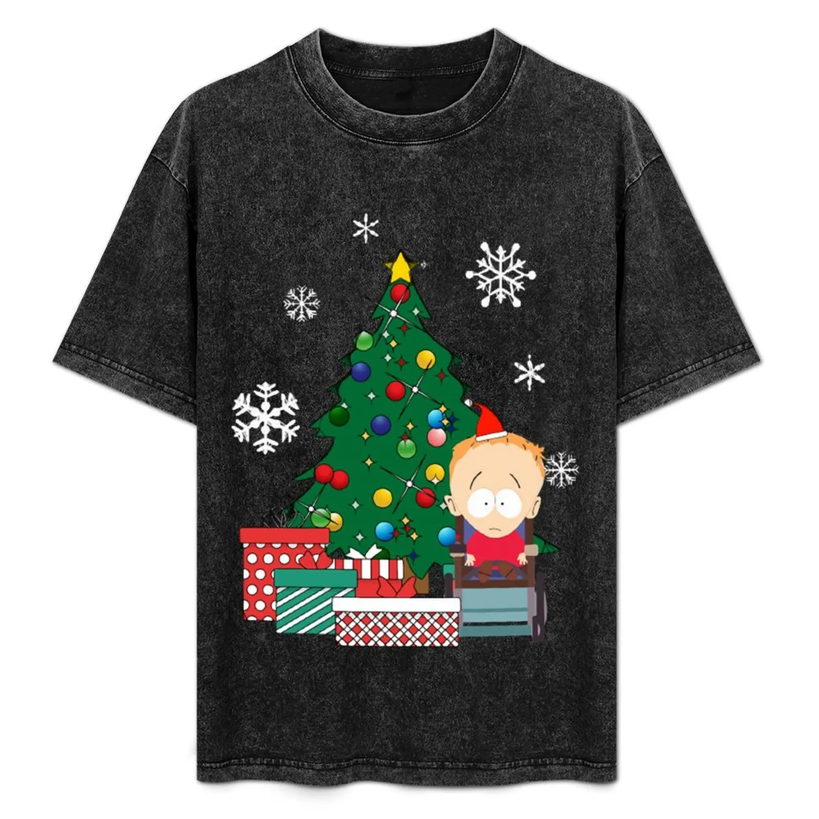 

Timmy Around The Christmas Tree South Park T-Shirt High Elasticity Sports T-Shirt