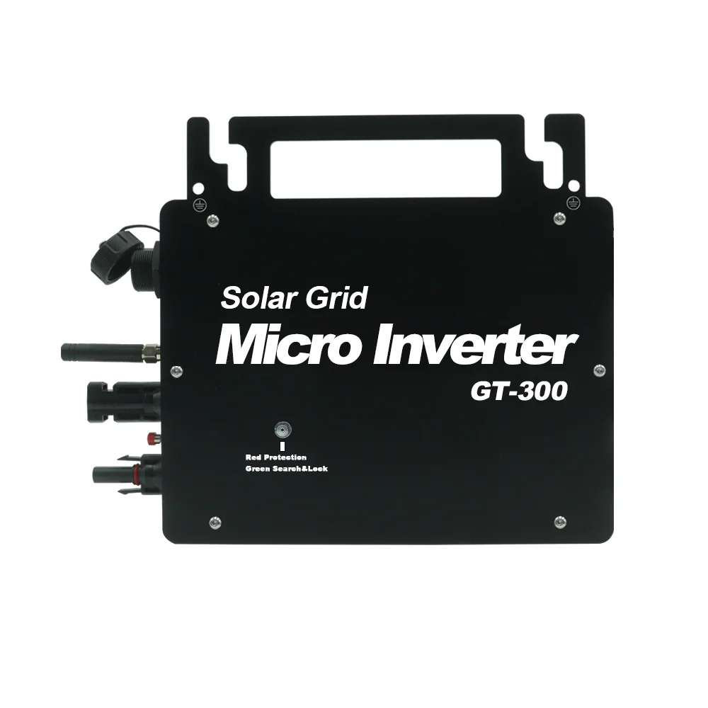 300W MPPT solar grid-connected micro inverter DC16V-50V to AC110V 230V 48-60Hz PV micro inverter