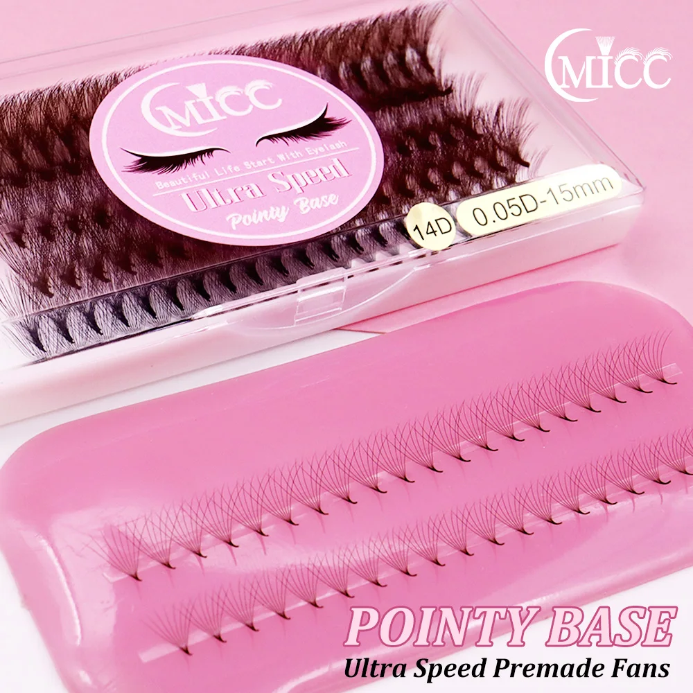 

Cmicc 5D/6D/8D/10D/12D/14D Ultra Speed Premade Fans Eyelash Extensions Russian Volume Individual Lashes Faux Mink New Packages