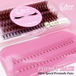 Ultra Speed Pointed Stem Premade Fans Fake Eyelash Extensions Professional Loose Lashes Makeup Tools for Women