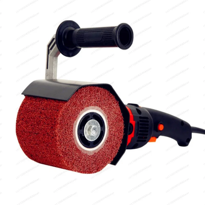 

Industrial Stainless Steel Metal Wire Drawing Machine Small Portable Six-speed Regulated Mirror Plane Polishing Machine 220/110V