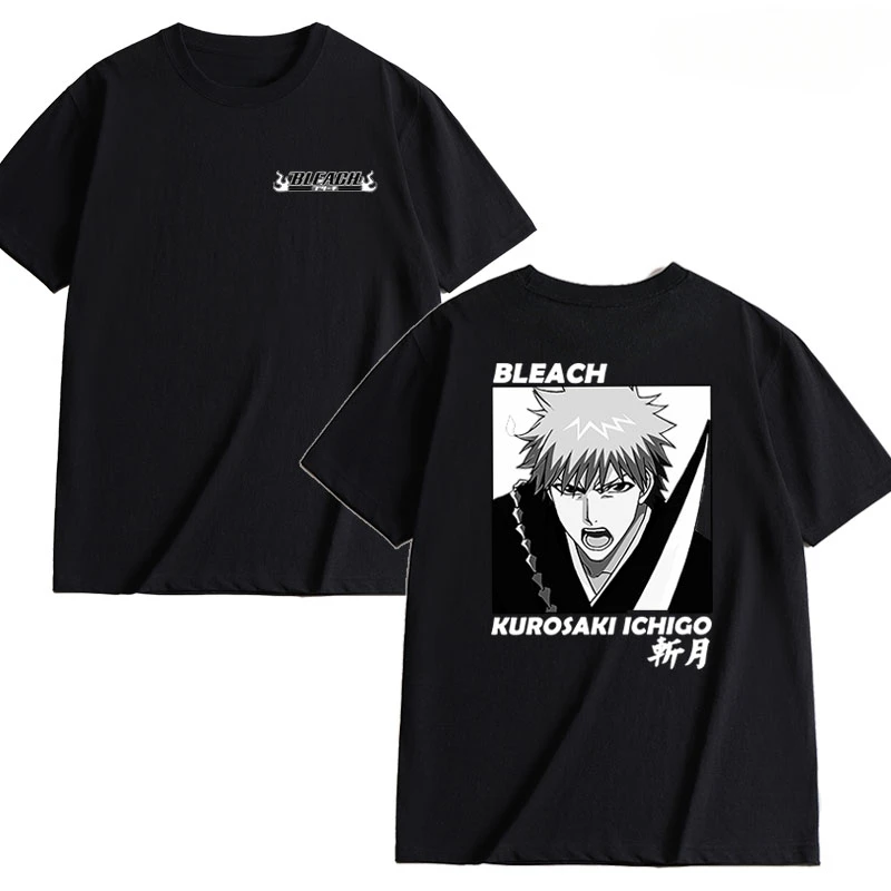 Anime Bleach Ichigo Kurosaki Protect Atrium Thirteen Team Graphic Printing High-end Luxury Both of Men and Women