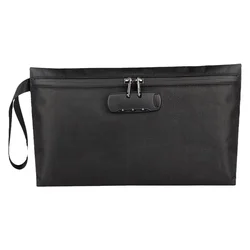 Travel Storage Bag With Password Lock Files Credit Card Certificates Safe Handbag Waterproof Anti-odor Smoking Pipe Storage Bag