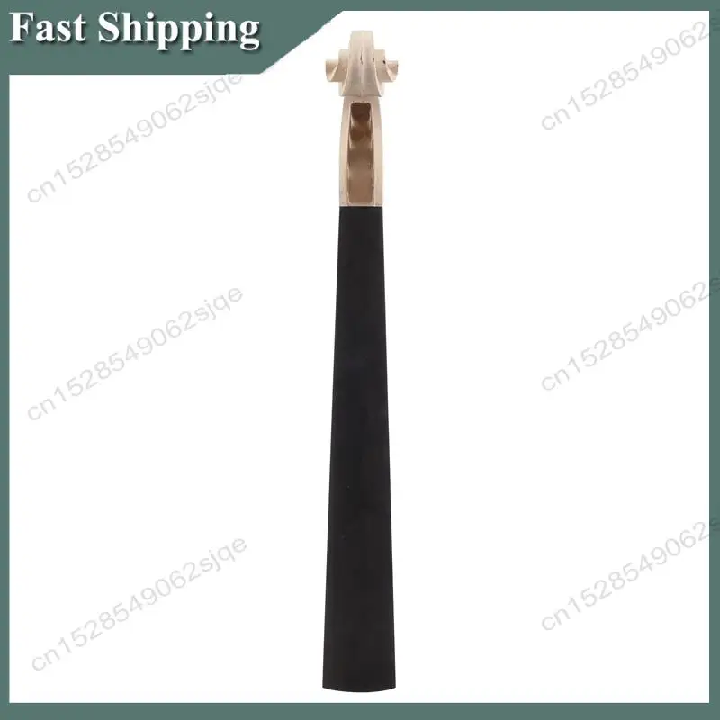 

-ABKM 4/4 Size Maple Violin Neck Ebony Fingerboard Violin DIY Kit With Hand Carved Scroll
