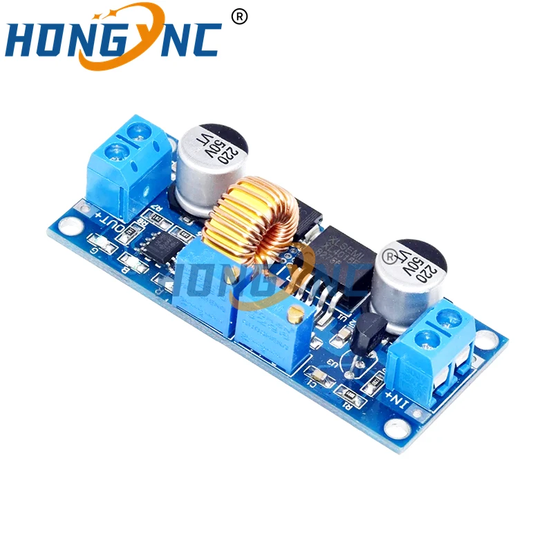 CC/CV 5A Lithium Charger Board XL4015 Adjustable 6-38V To 1.25-36V DC Step Down Power Supply Buck Module