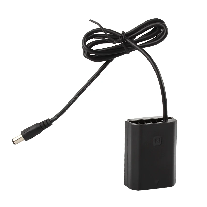 NP-FZ100 Dummy Battery to DC5521 Male  for Sony Alpha 9 A9 ILCE-9 ILCE-7M3 A7RIII A7 III ILCE-7M3 ILCE-7M3K A7C Cameras