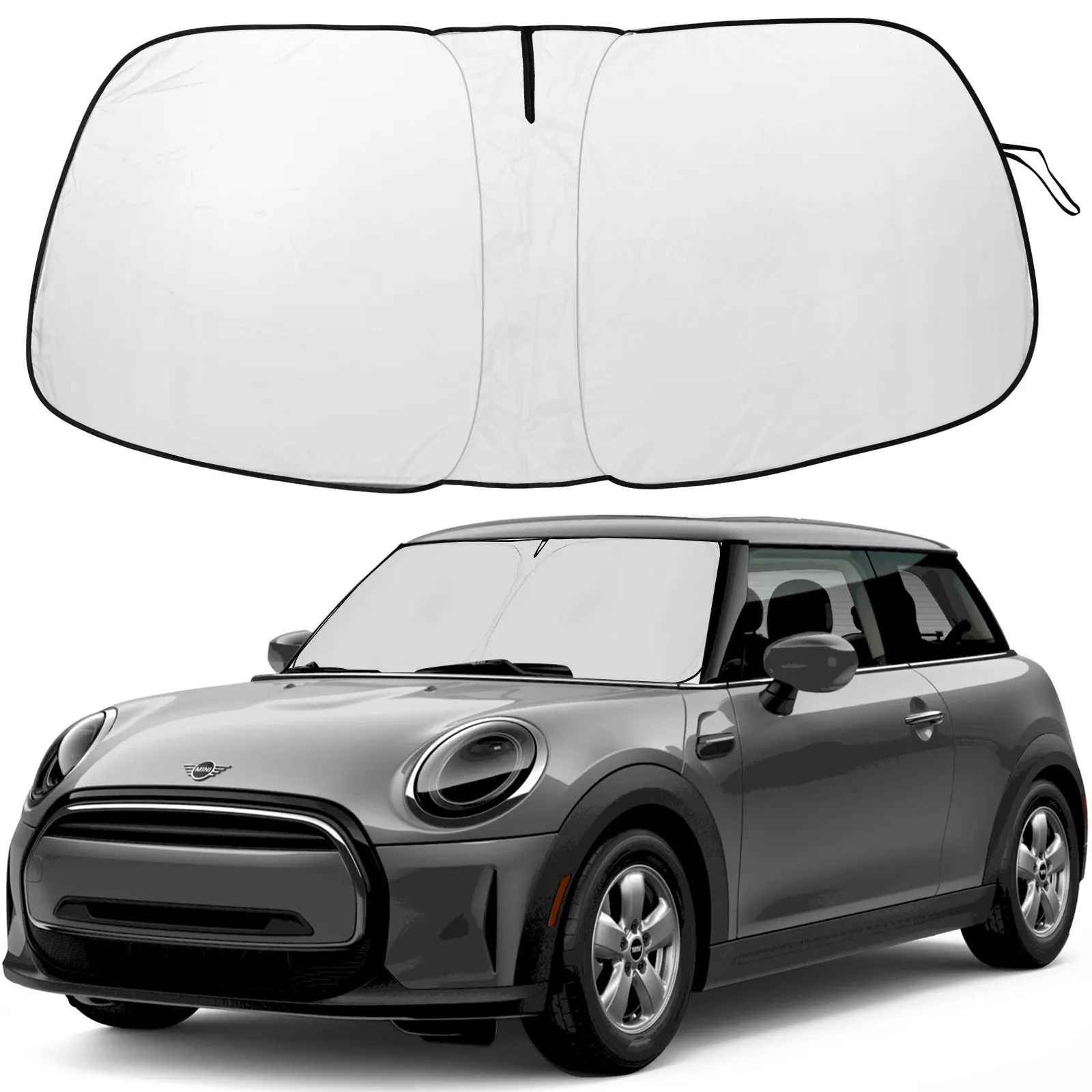 Auto Vizier Zonnescherm Raam Zonnescherm Blokkeert Parasol Coche Uv Stralen Bestuurder Bescherming Voor Mini Cooper S Hardtop 4 Deurs 2015-2024