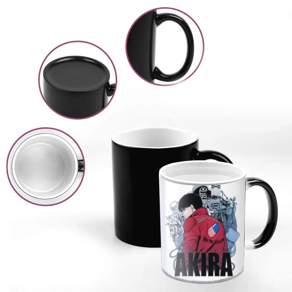 Akira Anime Coffee Mugs And Mug Creative Color Change Tea Cup Ceramic Milk Cups Novelty Interesting Gifts