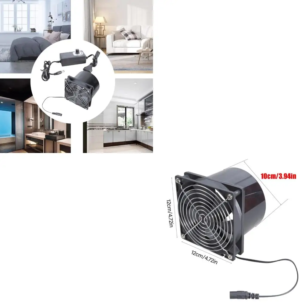  Efficient 10cm Adjustment Cooling Fan For Computer Machinery Ventilation Fan