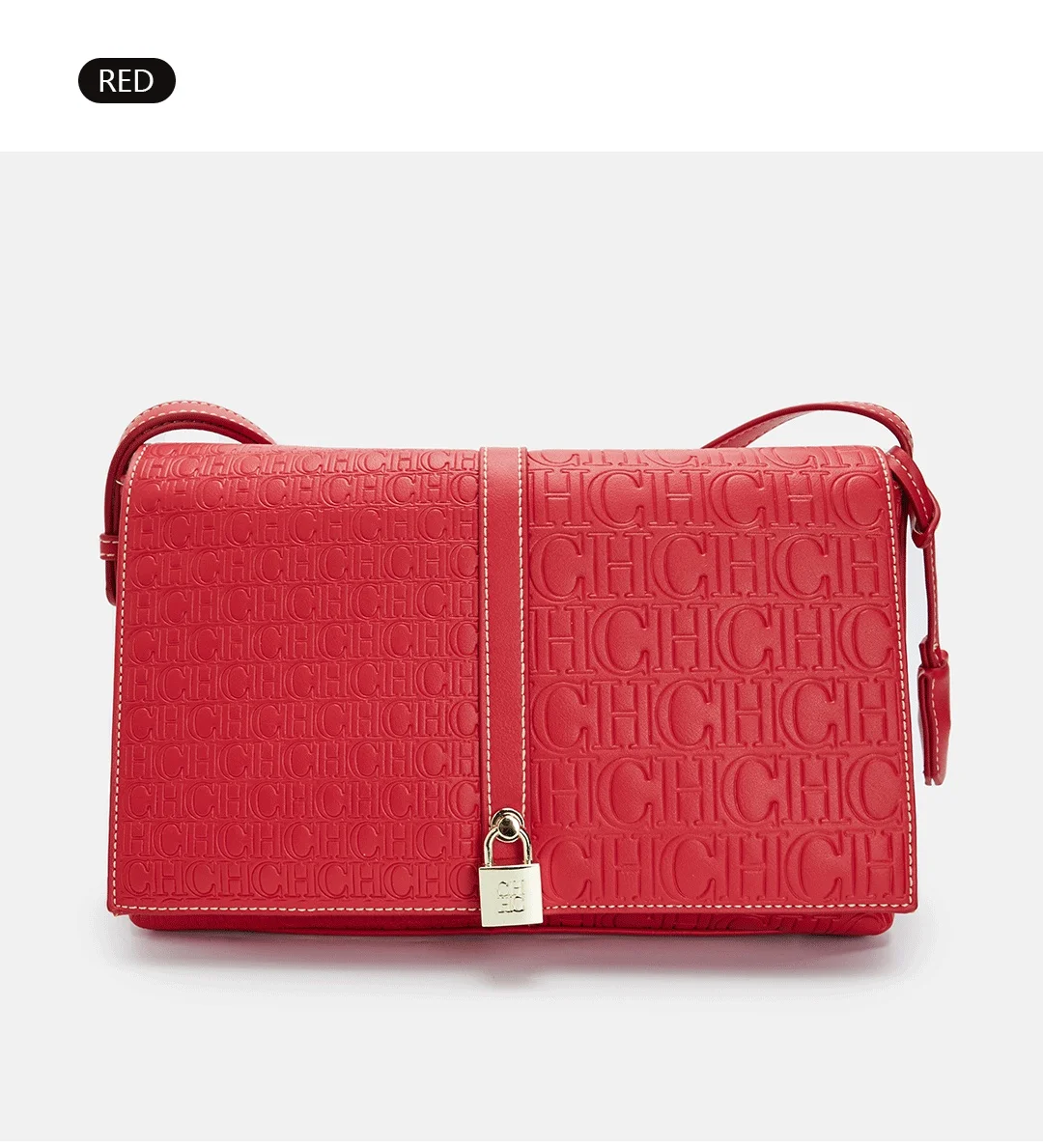 CH Damen Vintage Schultertasche, bedruckte Umhängetasche, modische Handtasche aus PU-Leder, lässige Umhängetasche für Damen, kleine Umhängetasche mit Klappe. – Detail 10