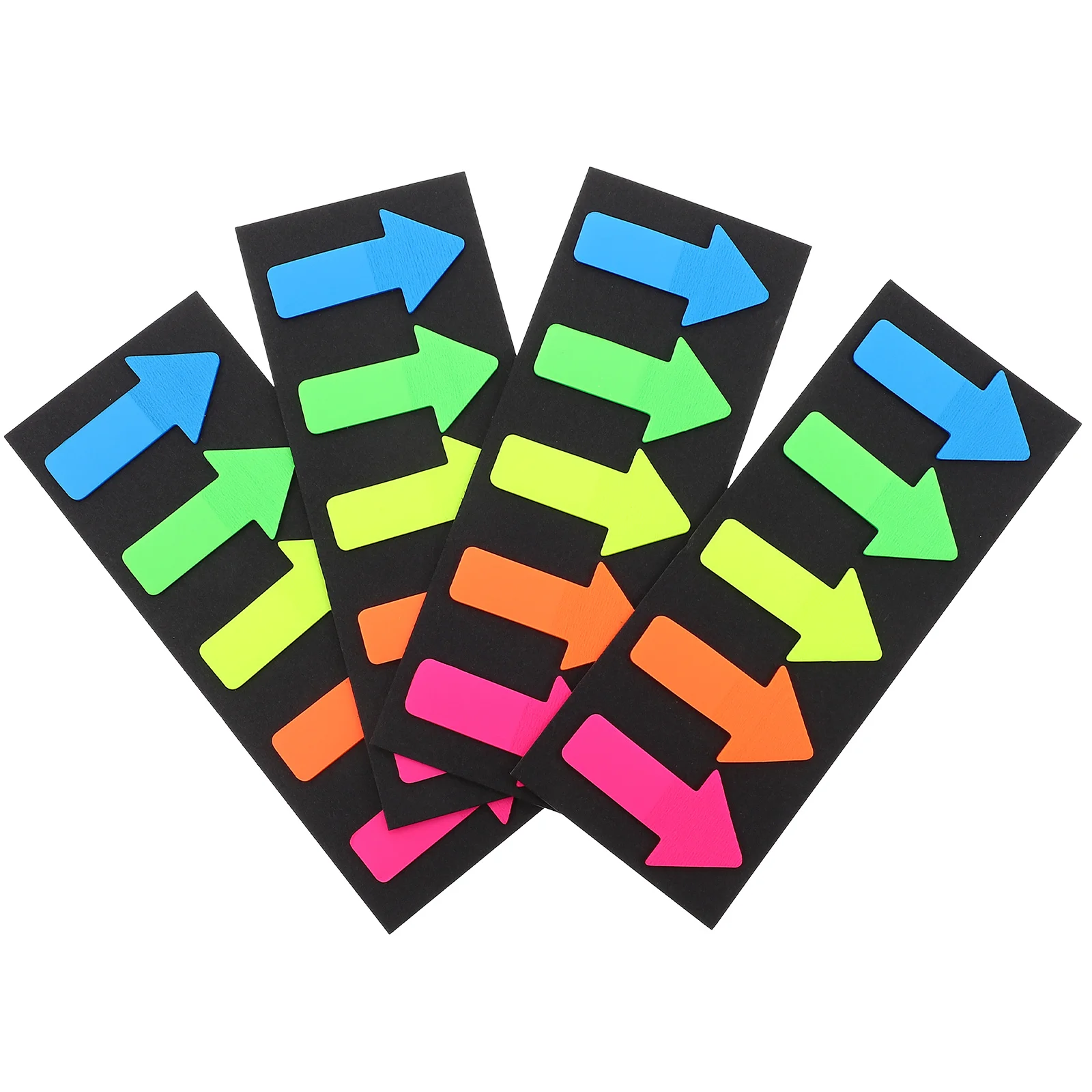 4Pcs Arrow Index Decals Highlight Points Labels for Recording Information and Organizing Files Index Stickers Sticky Memo Notes