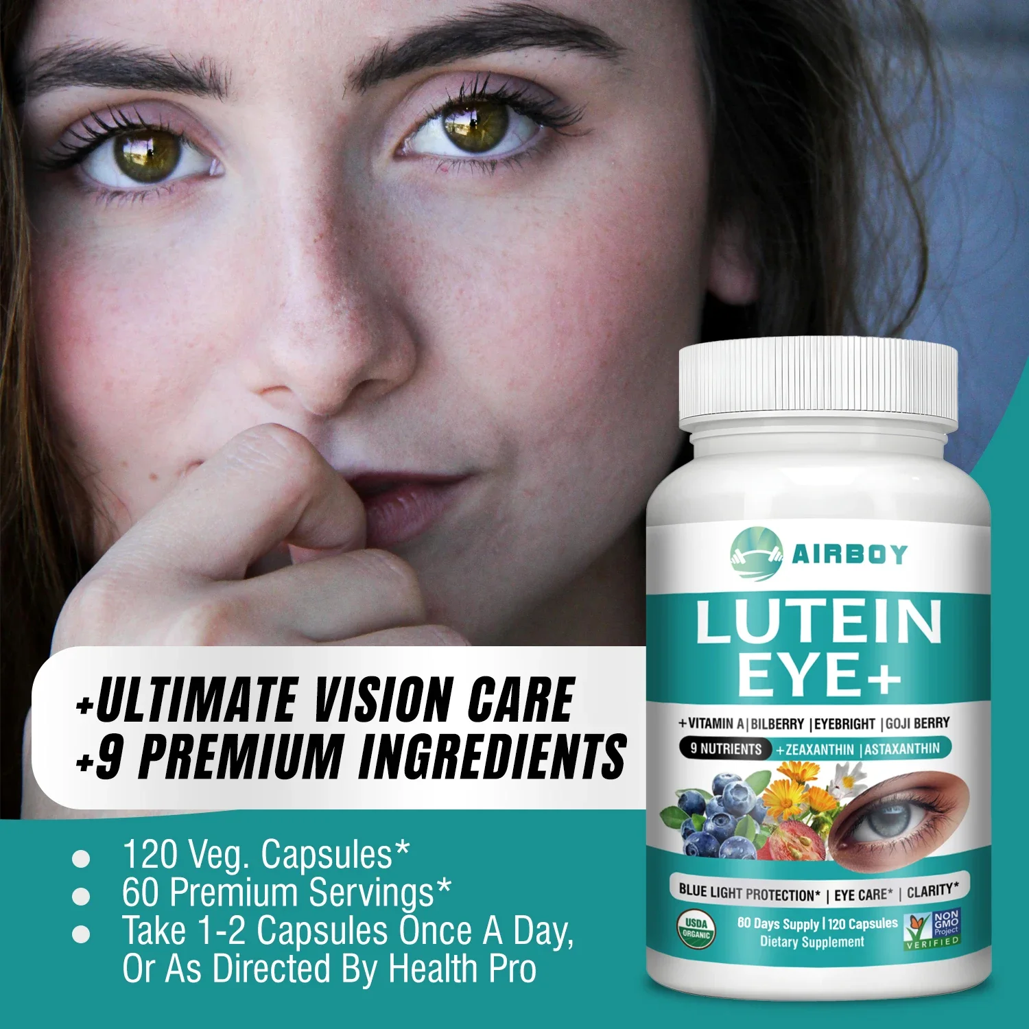 Lutein Eyes - Relieve Eye Fatigue, Improve Eye Edema, and Improve Vision Health