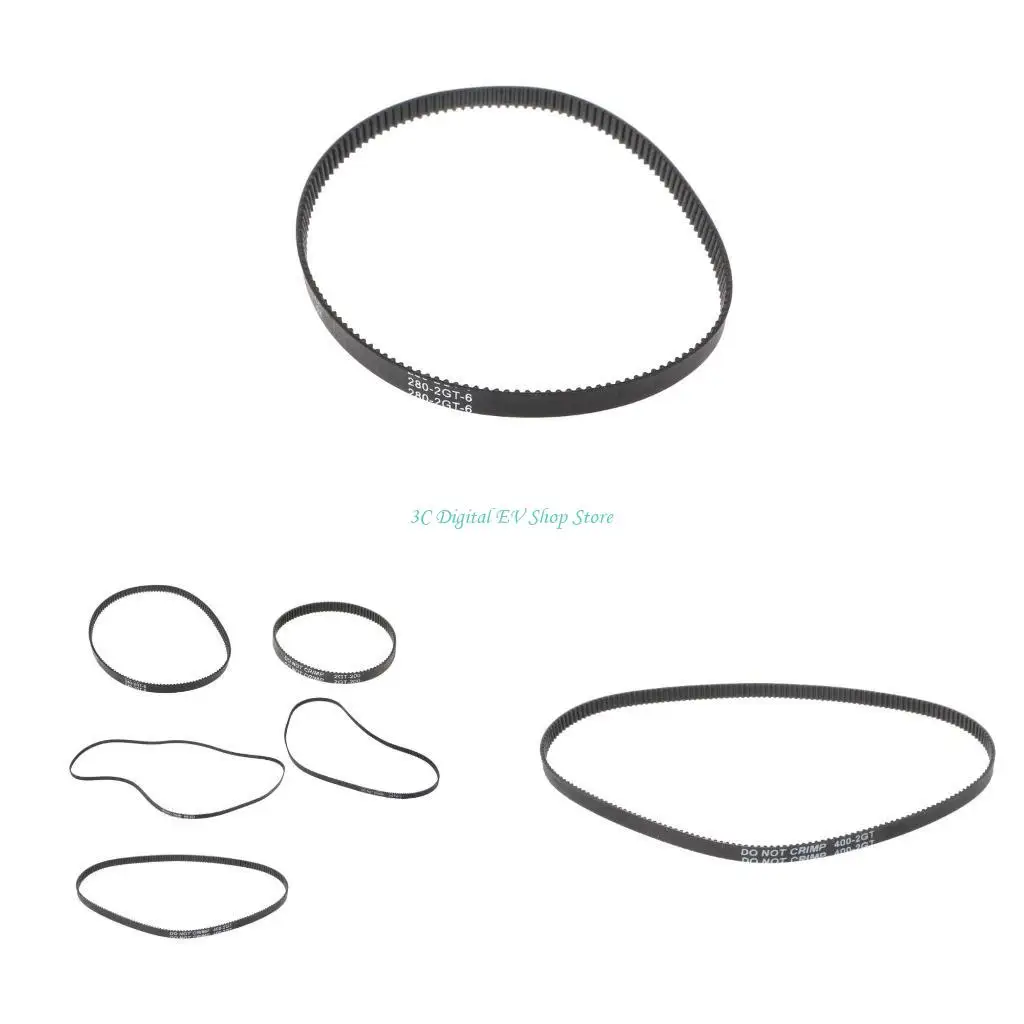 E74D GT2 6mm Timing Belt Closed Loop Timing Belt Top Quality L: 200 280 400 610 852m