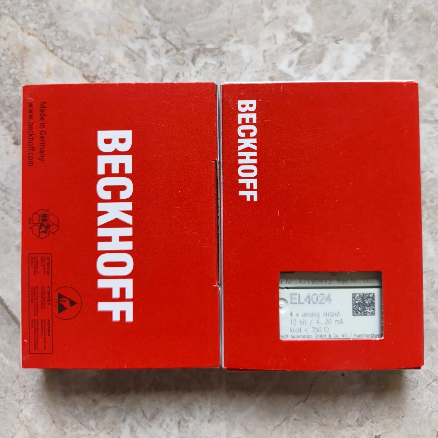 BECKHOFF EL4024 module, brand new and unopened