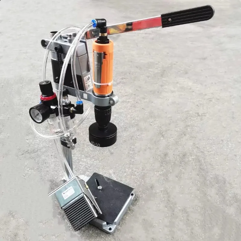 フットペダル式卓上空気圧キャッピングマシン ボトルキャップロックマシン