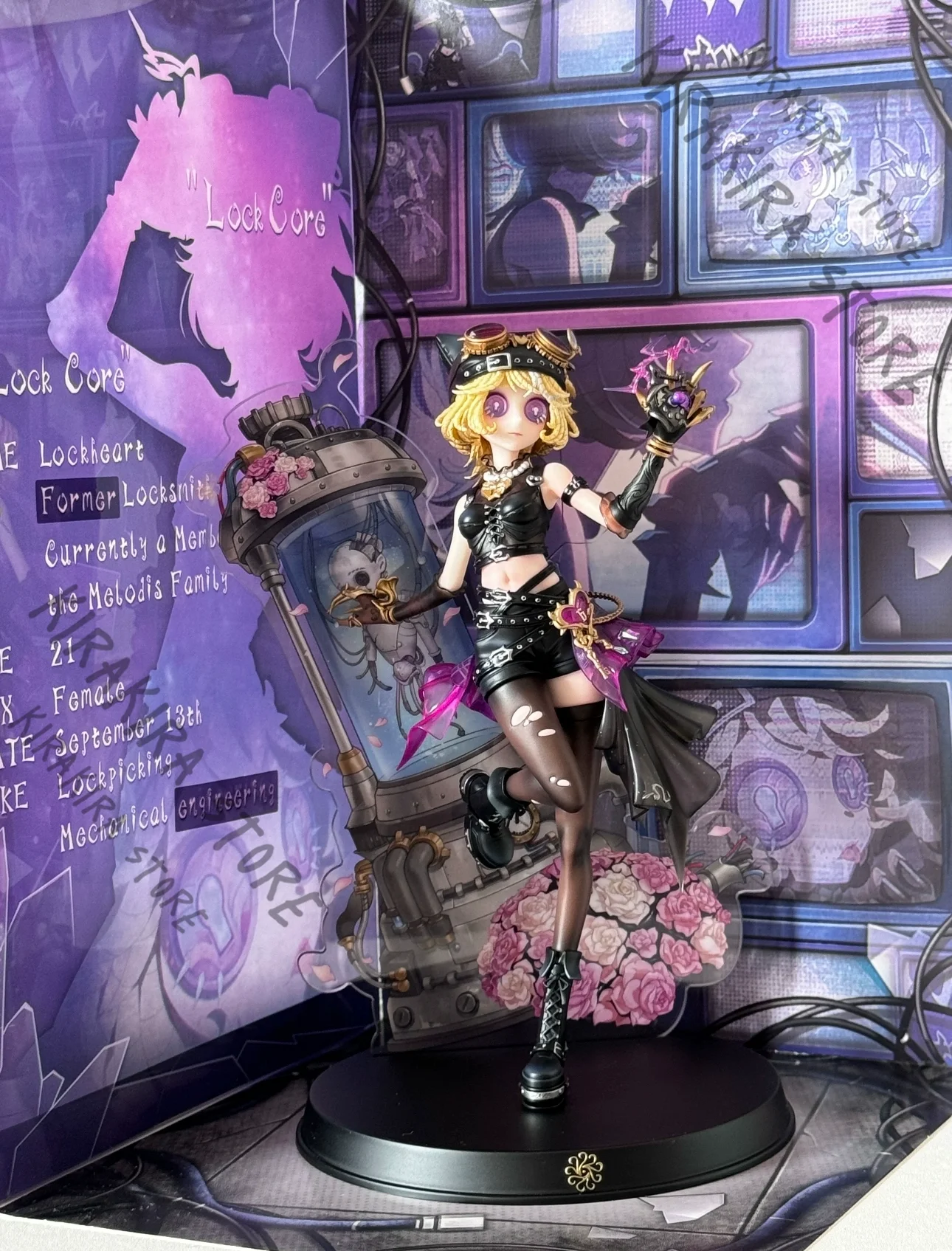 Identity Ⅴ Tracy Reznik Mechanic Only Figurines Ornaments Official Genuine Peripheral Garage Kits Model Mascot Christmas Gift