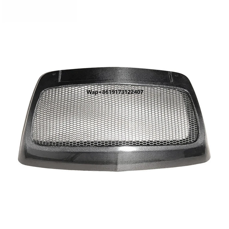 

Original Car Front Bumper Cover Grille Carbon Fiber Mesh Vent Grille for Continental GT