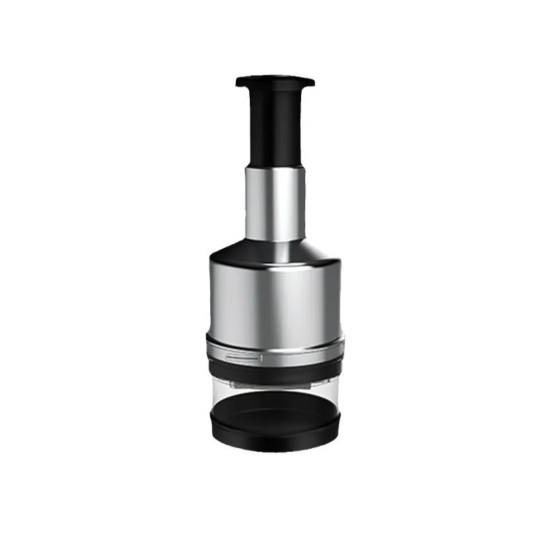 

Multifunctional Garlic Chopper and Vegetable Cutter, Manual Press Knife, Kitchen Tool for Home Use, Stainless Steel Garlic
