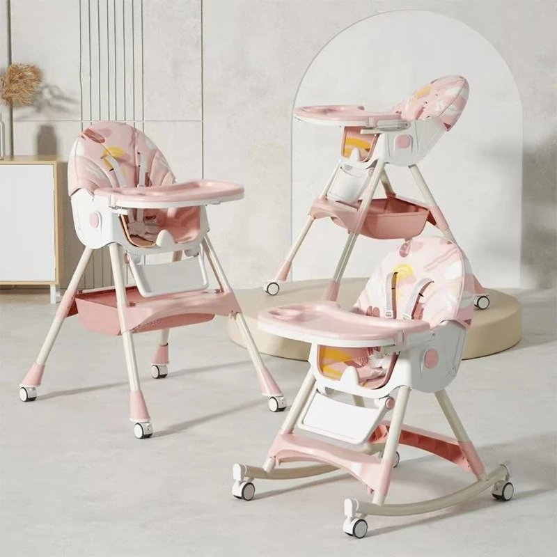 Babyfond Children's Dining Chair Multifunctional Dining Table Chair Household Baby Dining Chair Portable 2 in 1