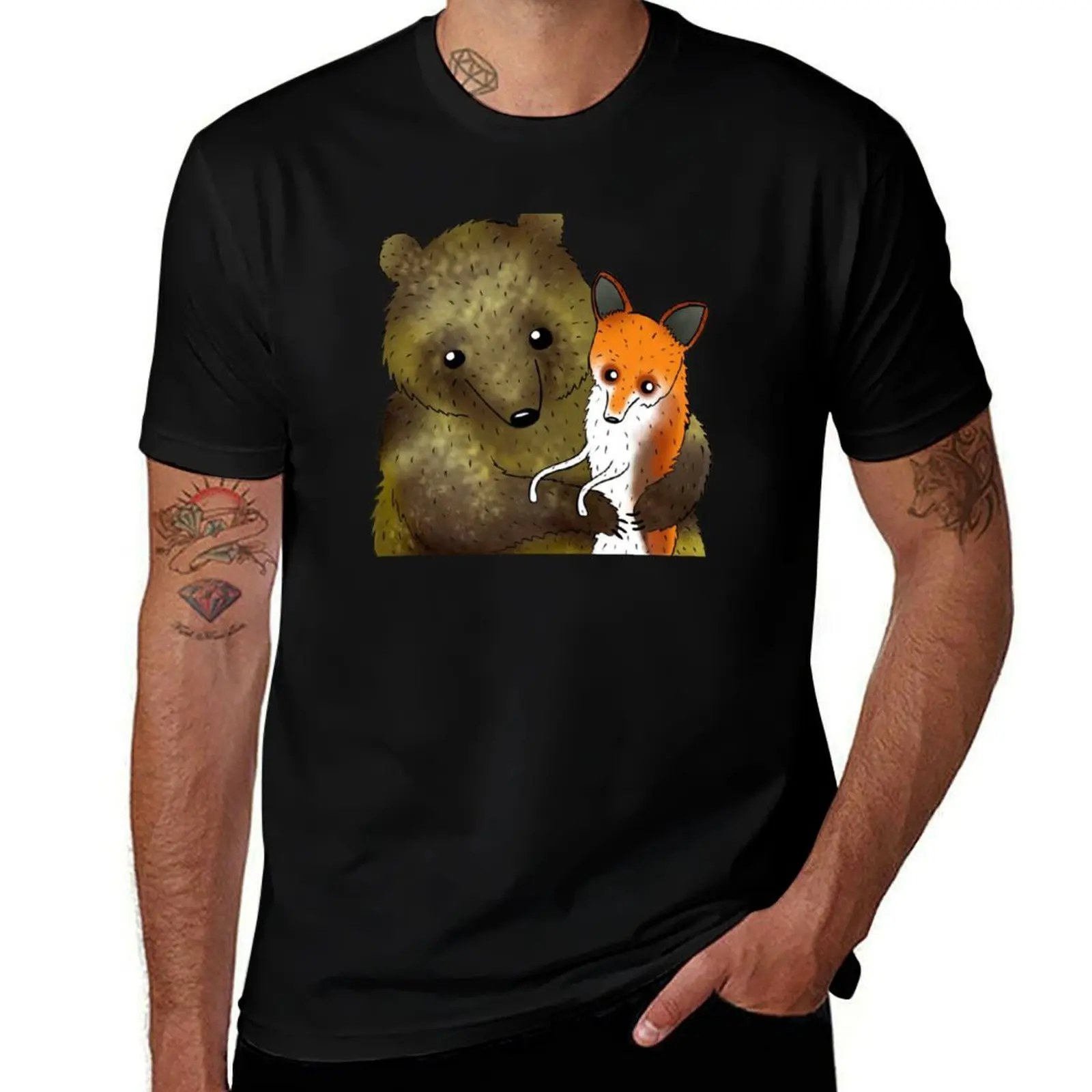 Timothy & Foxy T-Shirt Lightweight Print T-Shirt