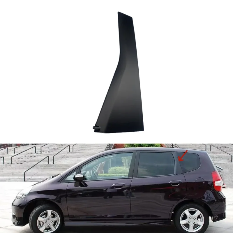 Rear Door Outer Pillar Garnish Trim Panel Fit For HONDA FIT JAZZ GD1 GD3 2003-2008 Accessories 72721-SAG-H00 72761-SAG-H00