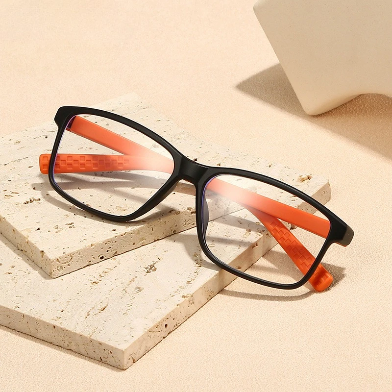 Heren- en damesmode Presbyopiebril met vierkant frame Buitensporten Lente-been Blauw licht blokkerende leesbril