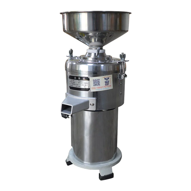 Commercial Peanut Sauce Grinder Mixer Sesame Blender Butter Food Processor Colloid Peanut Butter Maker Soybean Grinding Machine