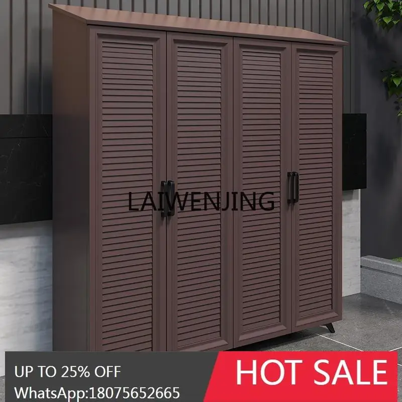 MJY aluminum alloy outdoor storage cabinet, rain and sun protection, multi-functional storage tool cabinet