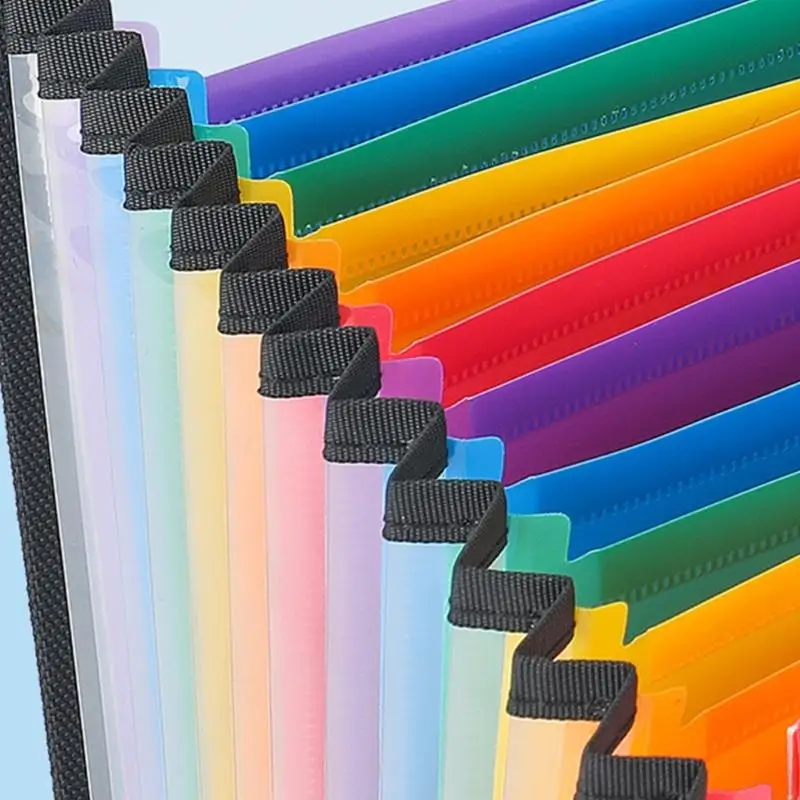 C90C 13 Pocket Folding Folder Folder File File Folder مع مقبض