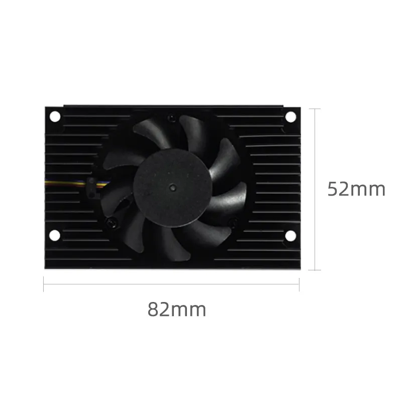 Firefly self-operated store integrated radiator fan, all-aluminum heat sink efficient and silent, development board matching