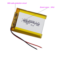 XINJ  3.7V 7.4Wh 2000mAh Li-Polymer Li Lithium Battery 804050 Lipo For Car Camera GPS Video Player Plate Bluetooth Speaker