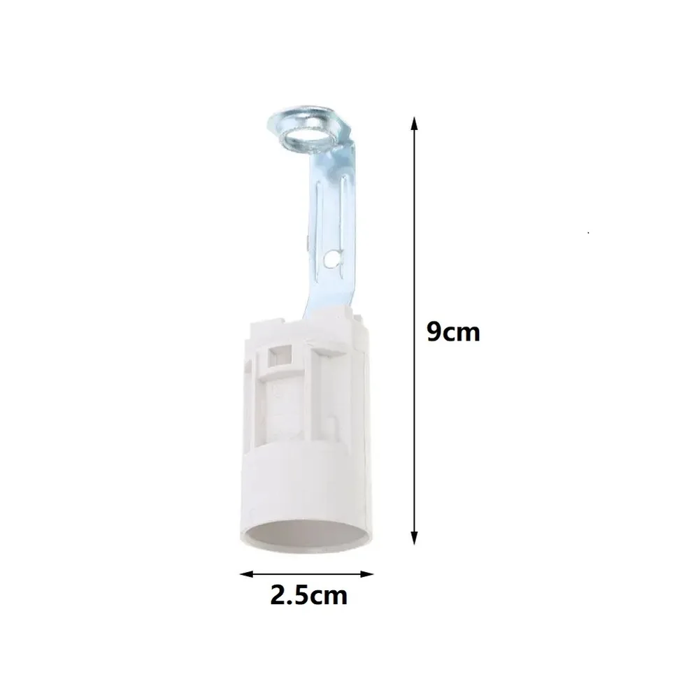 Ceiling Light Parts E14 Lamp Socket Heat Resistant Materials Plastic Construction Screw-in Design DIY Lighting Projects