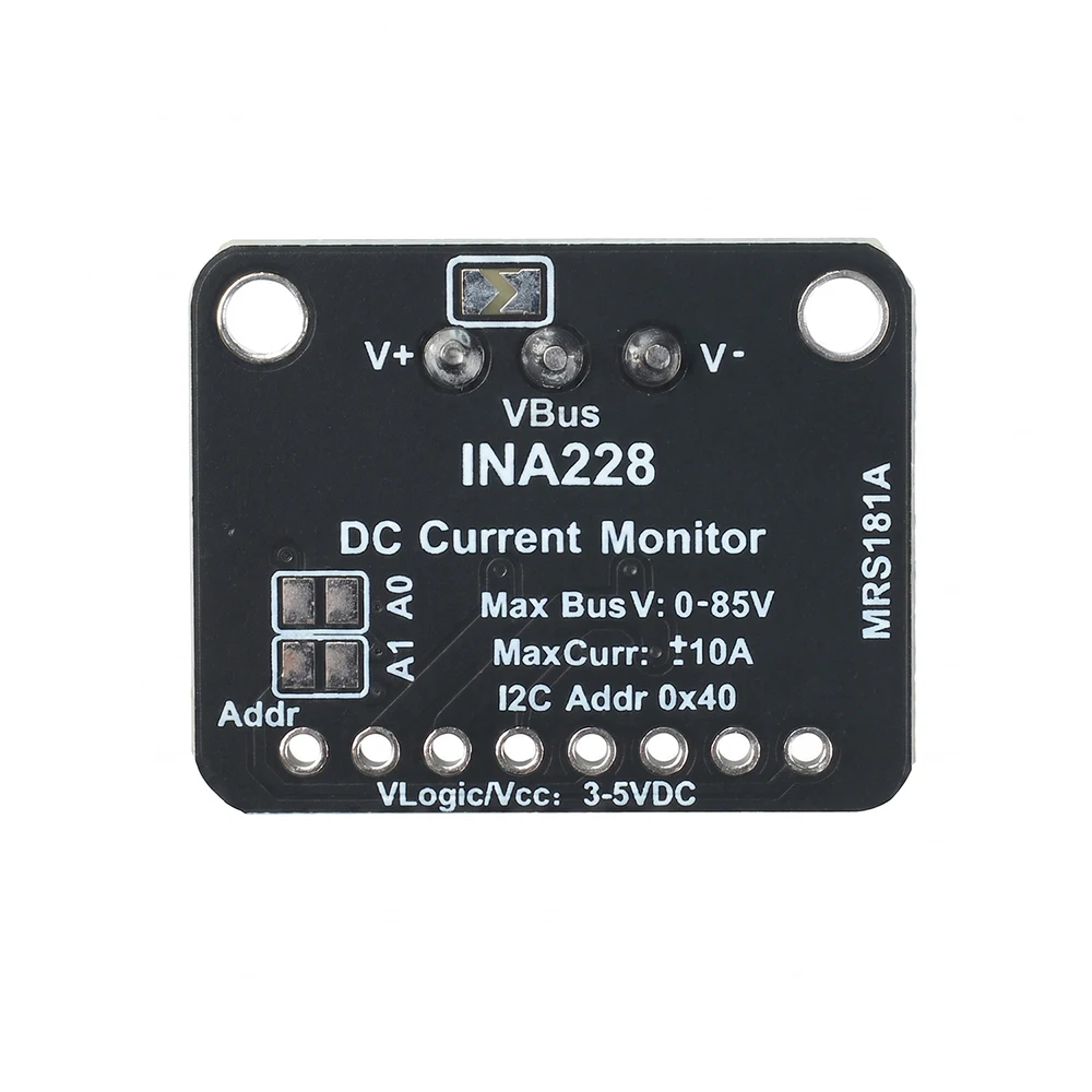 INA228 20-Bit Current Voltage Supervisor High-precision ADC Chip Power Monitoring Module STEMMA QT/Qwiic for Industrial Control