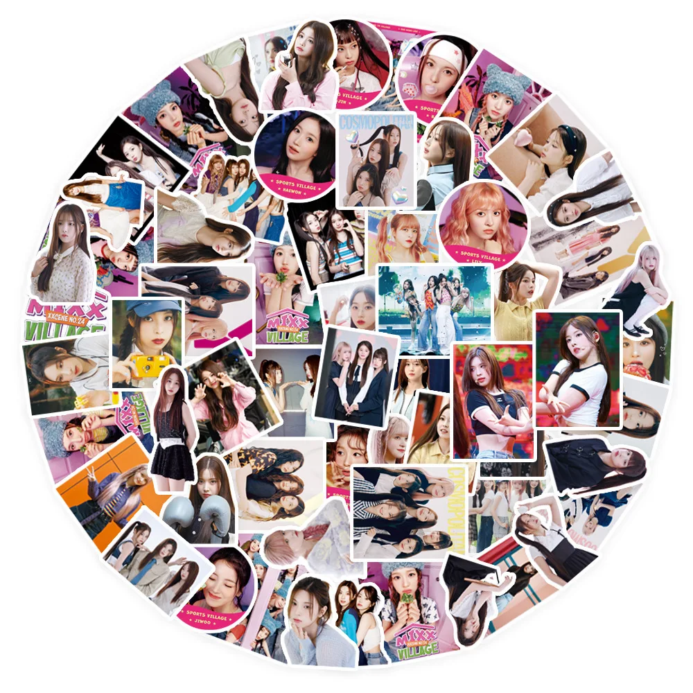 

Наклейки Kpop Star NMIXX, новинка, альбом, декоративные наклейки Kpop Idol LILY HAEWON JIWOO NMIXX, дневник, телефонная наклейка, 10/95 шт.