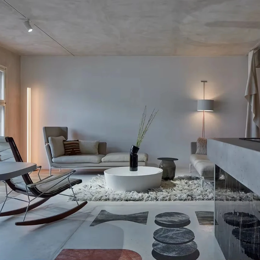 

Дизайн интерьера Sanhai, минималистичный стиль, идея для всего дома, 3D-макс. рендеринг, строительство, рисунок, напольный план, профессиональный консультатив