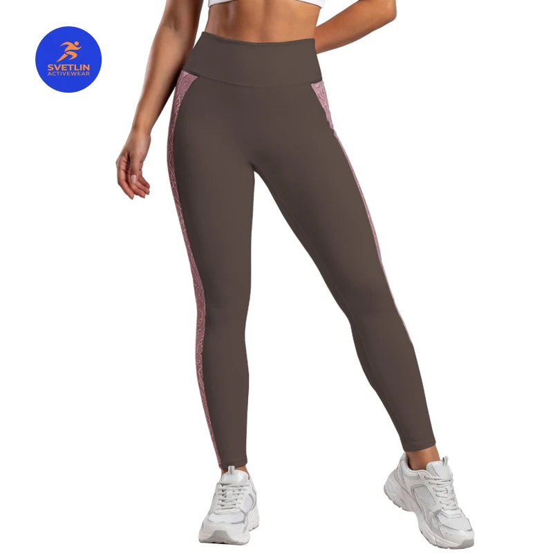 SVETLIN High Quality EU US Size Active Wear Leggings  European American Workout Running Yoga Tights Pants