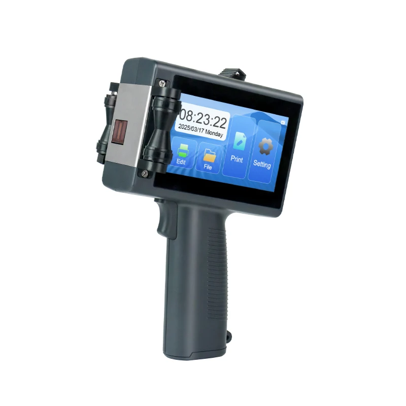 Cheap 12.7mm Hand Held Inkjet Printer Portable Printing Gun  Wholesale Expiry Date Label Logo Marking Machine Handheld Imprinter
