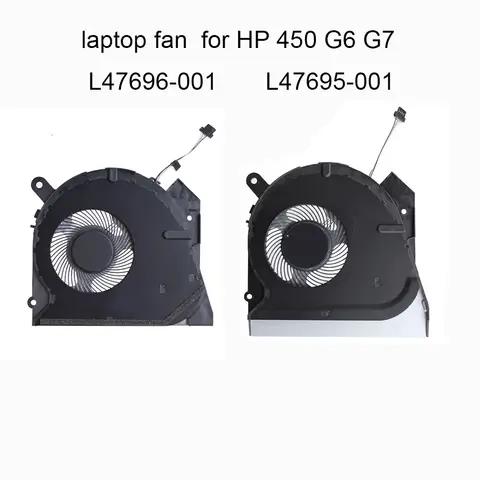 Laptop CPU Cooling Cooler Fan for HP Probook 455R 450 G6 G7 HSN-Q17C HSN-Q16C ZHAN 66 Pro 15 G2 G3 L47695 L47696 001 0FL0A0000H