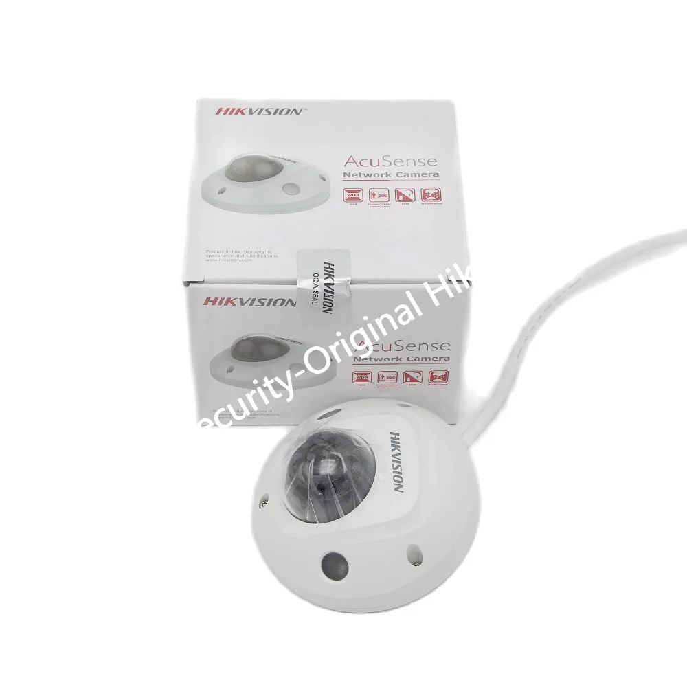 Hikvision câmera ip 4mp DS-2CD2543G2-IS 4 mp acusense embutido microfone fixo mini dome rede cam nova versão de DS-2CD2543G0-IS