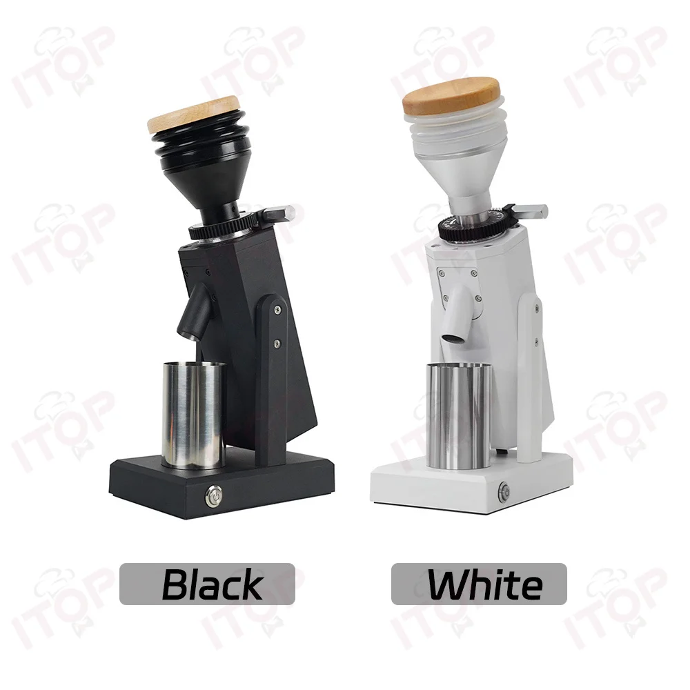 ITOP40S 업데이트 버전 커피 그라인더, 분쇄도 무단 조정, 40mm 티타늄 버 밀링 메이커, 소형 밀러