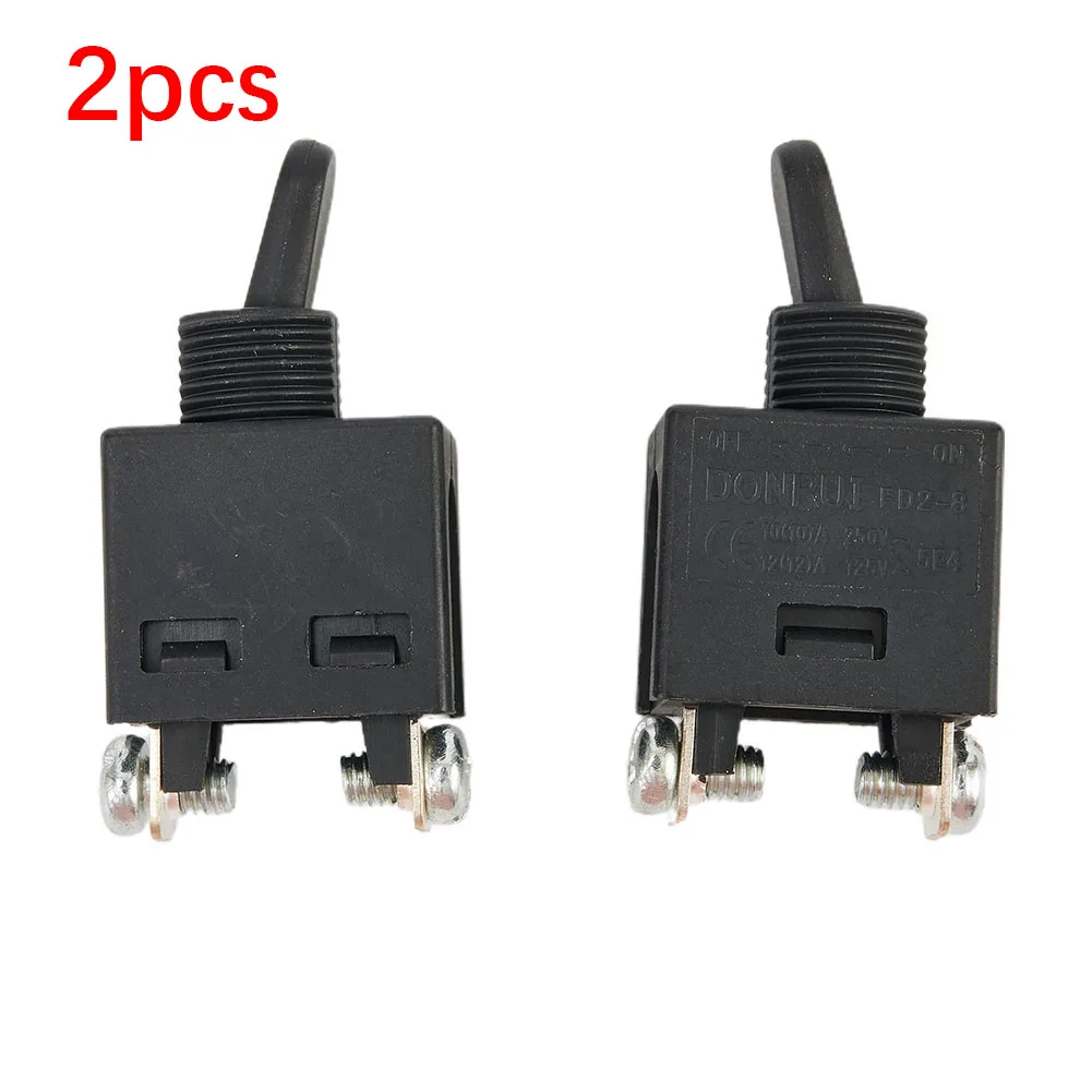 Set of Two Angle Grinder Replacement Switches Designed for Use in Various Electric Tool Models including 6523NB