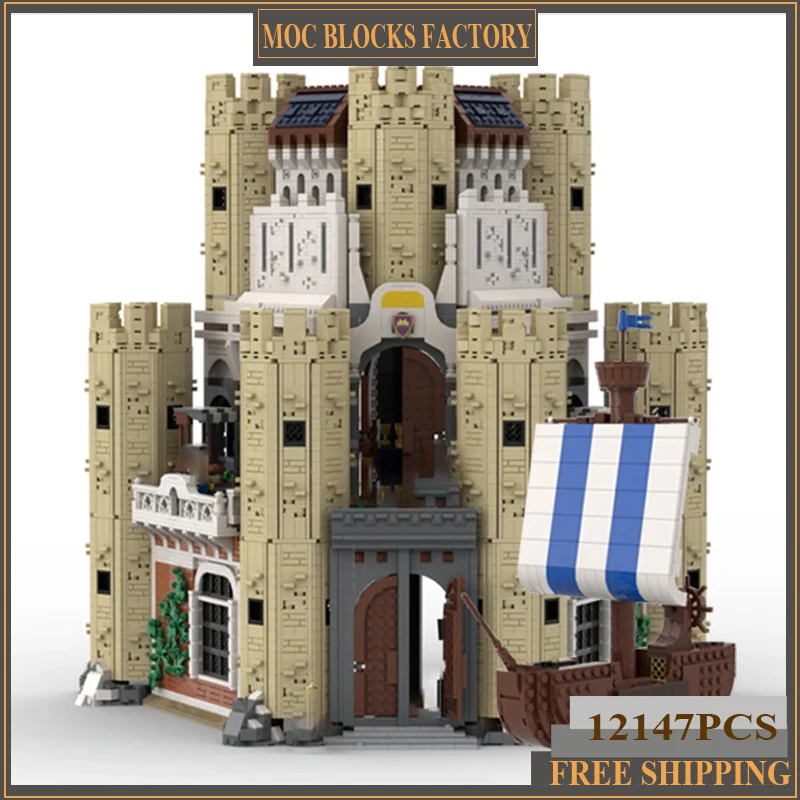 Medieval Fortress Model Moc Building Bricks The King's Castle Technology Modular Blocks Gifts Christmas Toys DIY Sets Assembly