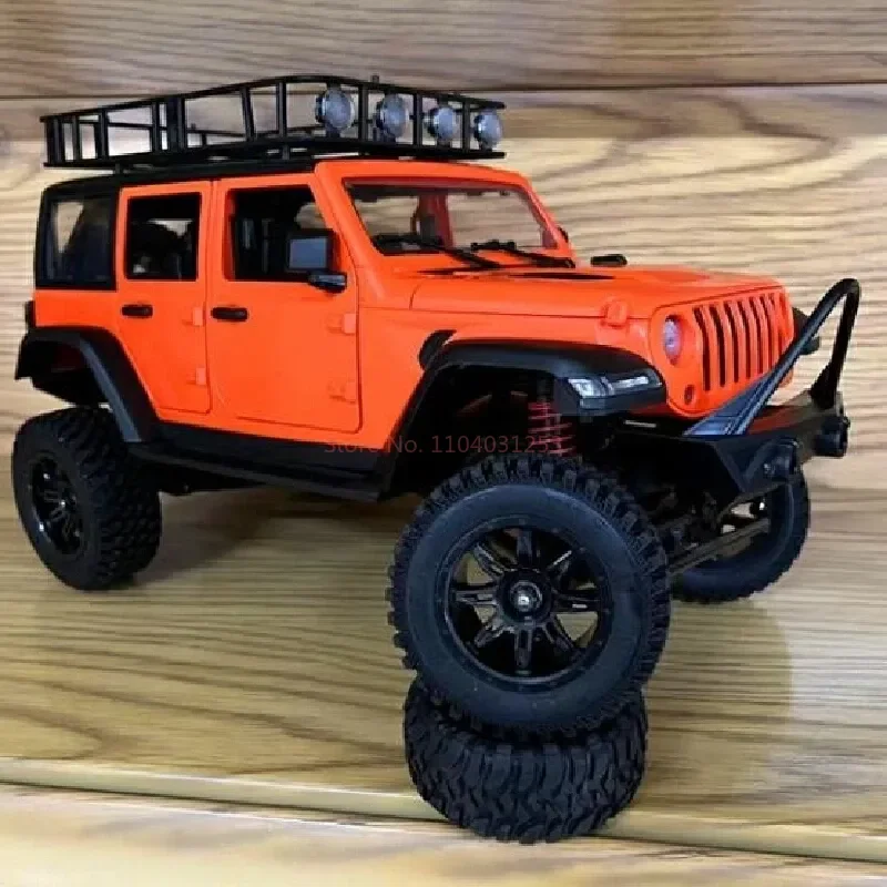 Jeep Wrangler télécommandé pleine échelle, voiture RC, jouets de camion d'escalade, cadeaux de renforcement, Inoler Mn128, Mn168, Mn78, Mn82, Wpl C54