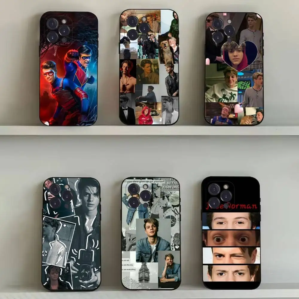 

Henry Danger Phone Case For iPhone 16,15,14,13,12,11,Pro,Max,Plus,X,XS,SE4,E,Mini,Soft Black Case