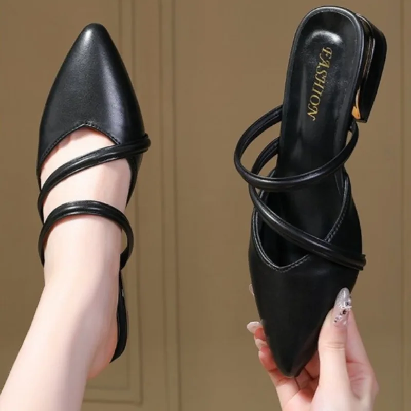 Sandalias de Marca con Diseño de Banda Estrecha en el Dedo del Pie, Sandalias Elegantes de Verano para Mujer