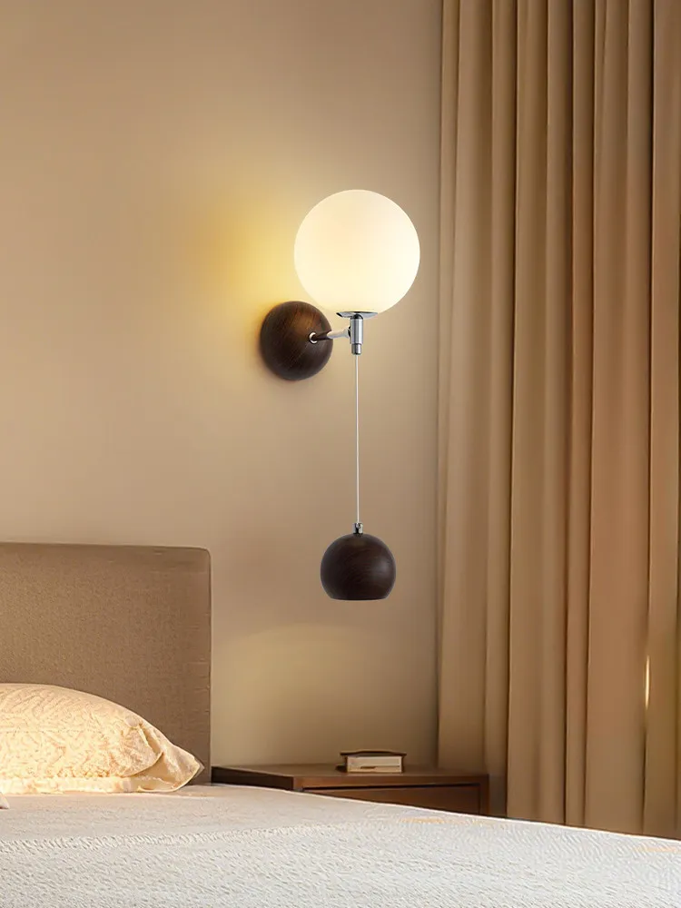 

French Vintage Style Wall Lamp Minimalist Creative Retro Warm Eye Protection Lighting Fixture for Bedroom Staircase Corridor