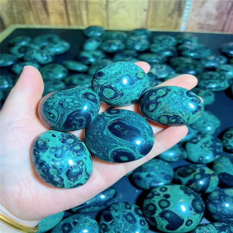 1pc Kambaba Jasper Palm Stone, Kambaba Jasper Smooth Stone