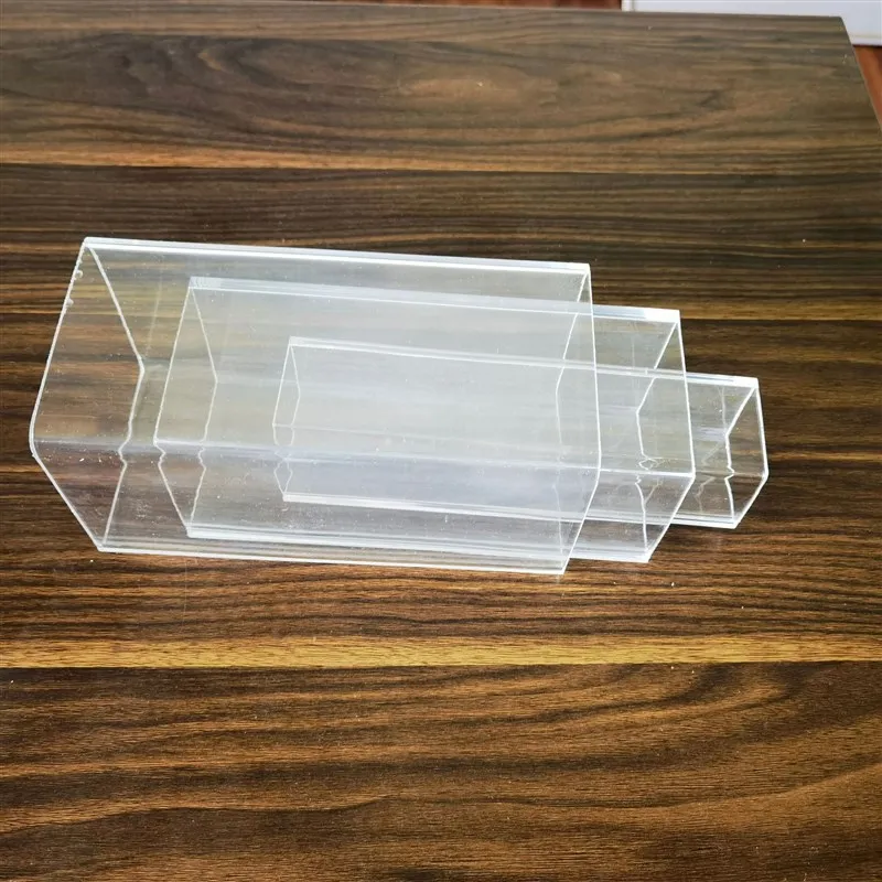 Transparent Acrylic Square Tube Plastic Hollow Tube PMMA Rectangular Pipe 10x10 to 120x120mm